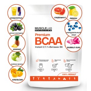 BCAA Instant 2:1:1 + Витамин В6 ДОЙ ПАК (350г)